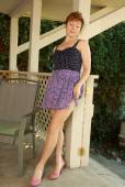 Luca Salome - Purple skirt in a patio - A Hairy-m7m7qqlb4i.jpg