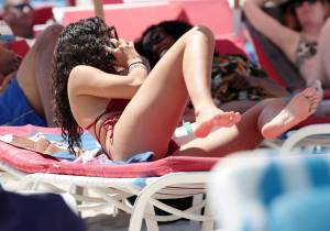 Alexandra Rodriguez in Crimson Bikini at the Beach in Miami-q7px2mj7s7.jpg