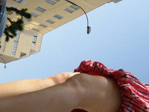 Greek Brunette Candid Red Toe Nails Semi Upskirt-57qbterplf.jpg