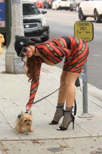 Phoebe Price Booty, Poses for Photos with her Dog in Beverly Hills-o7q98dkq5x.jpg